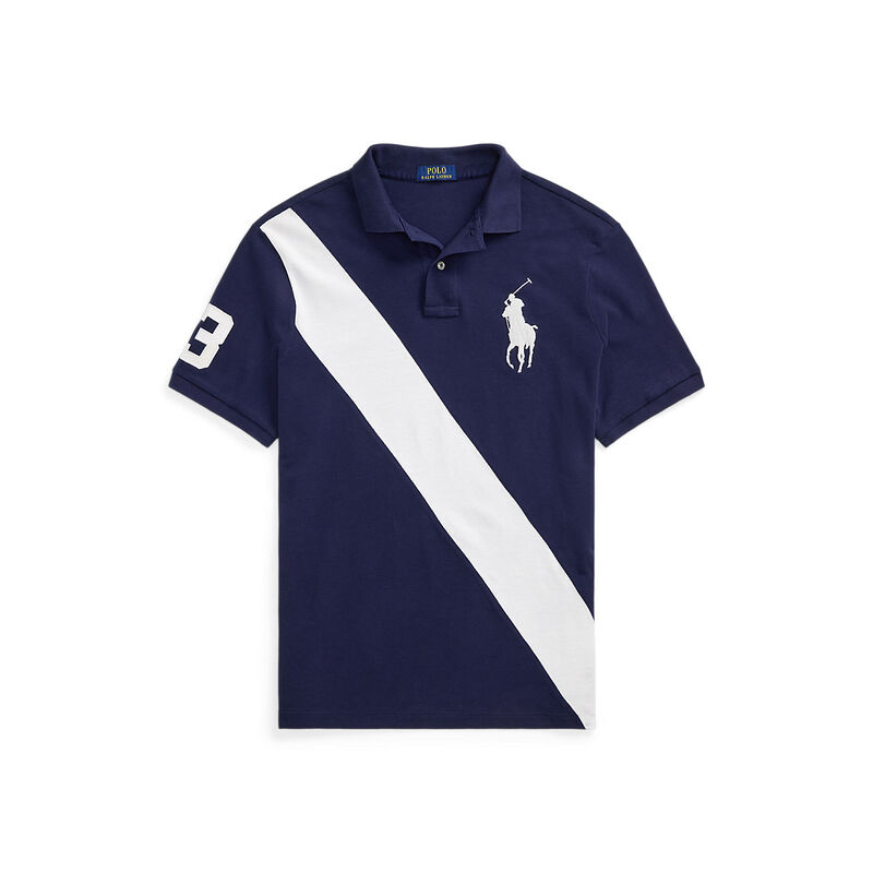 Polo Ralph Lauren Custom Slim Fit Big Pony Mesh Polo Shirt image number 2